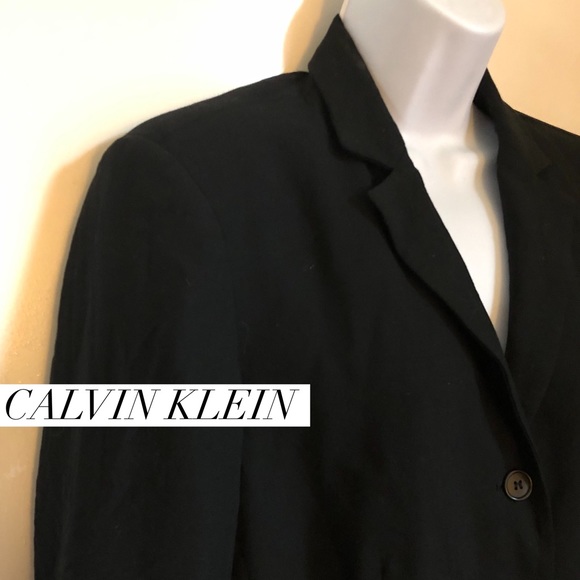 Calvin Klein Jackets & Blazers - Calvin Klein, 14, Black Dress Blazer